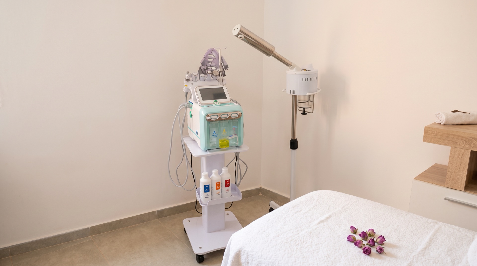 Appareil Hydrafacial professionnel & vapozone